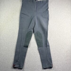 Dublin Riding Pants Womens 34 Regular Blue Stretch Horseback Breeches Equestrian